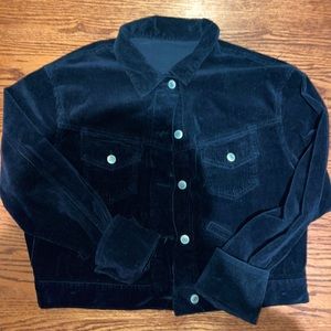 Corduroy jacket. One size fits all.